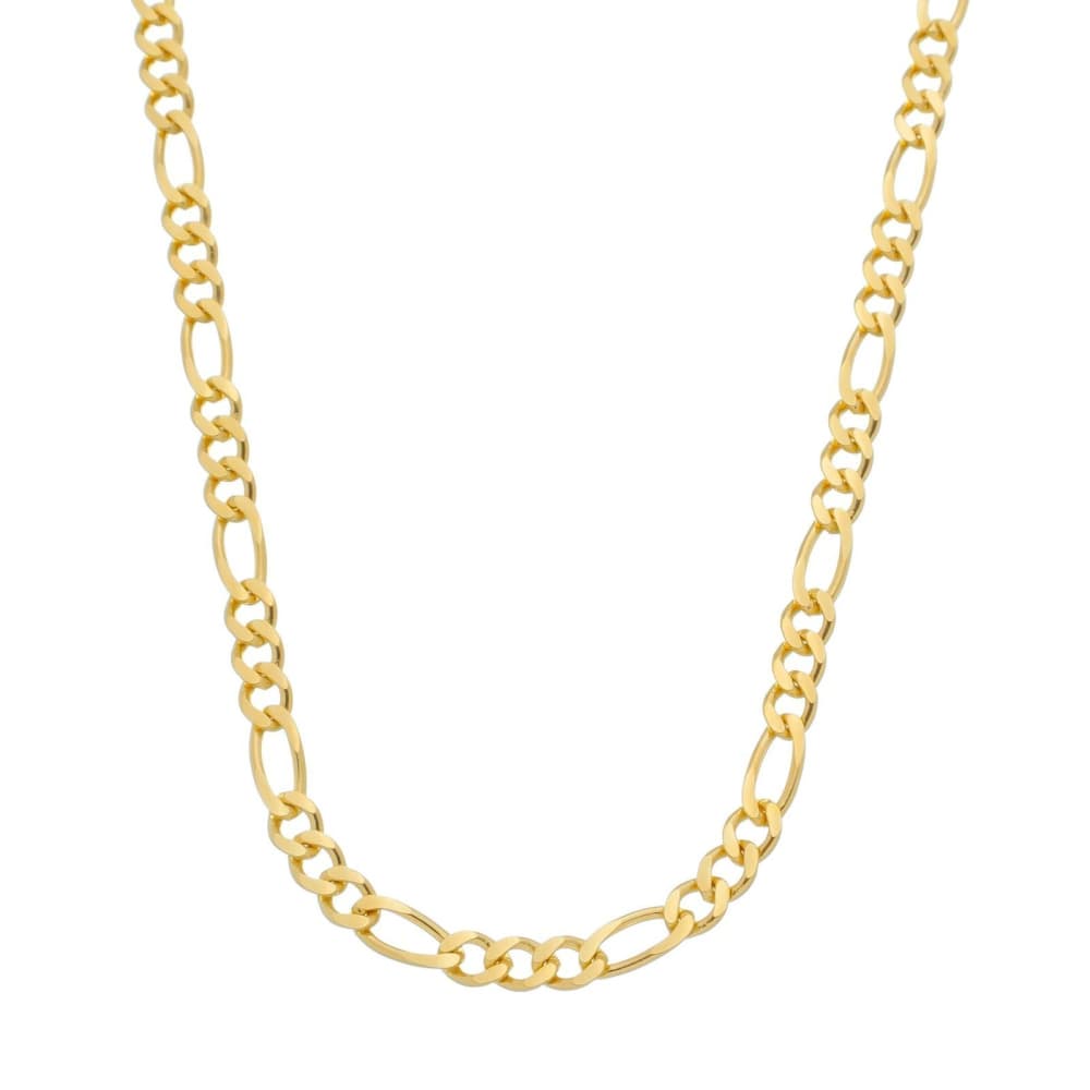 Corrente Dourada Masculina Elo 3 por 1 - 5mm - Banho de Ouro 24k para revenda | Hub Joias